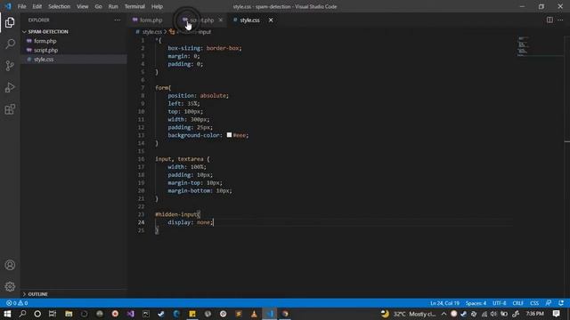 Input Form - Email Spam Prevention using HTML, PHP смотреть онлайн