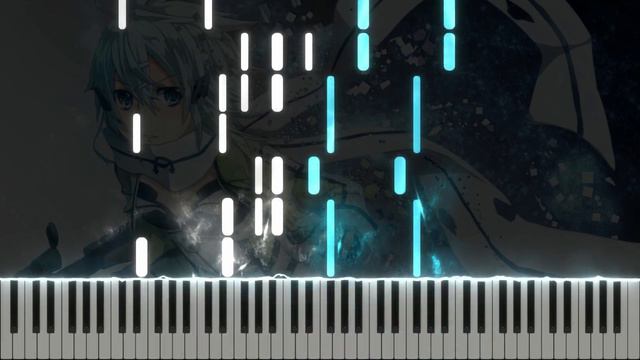 Startear (Sword Art Online II) - Synthesia / Piano Tutorial смотреть онлайн
