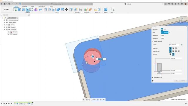 Брелок-бейдж во #Fusion360