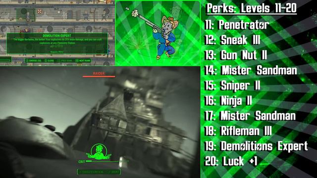 Fallout 4 Builds - The Sharpshooter - Best Sniper Build