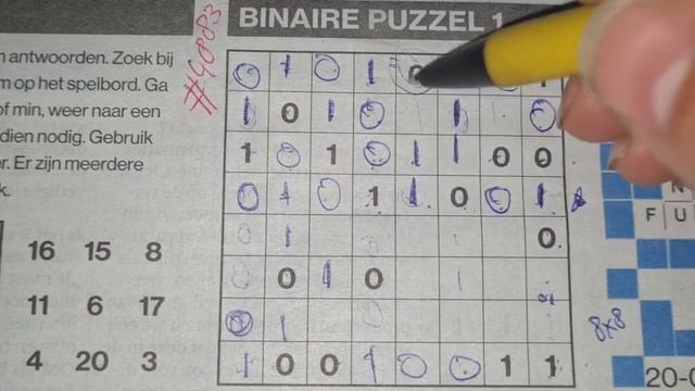 Wednesday. Bonus Extra edition (#4883) Binary01 Sudoku puzzle. 07-20-2022 Extra part 3 of 4 смотреть онлайн