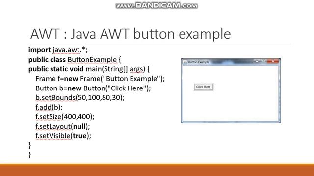 AWT-Abstract Window ToolKit-Object Oriented Design and Programming-KTU смотреть онлайн