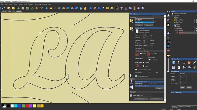 2D Toolpaths For Newbies Part One - ArtCAM 2017 смотреть онлайн