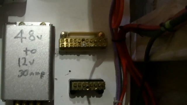 48v OFF GRID. Installing the 48v to 12v Step down Converter смотреть онлайн