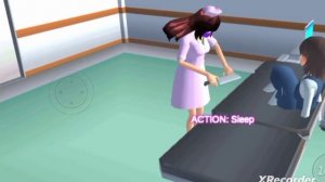работаю медсестрой в sakura school simulator