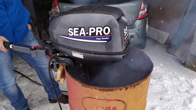 работа лодочного двигателя SEA-PRO 9.9 OTH после обслуживания смотреть онлайн
