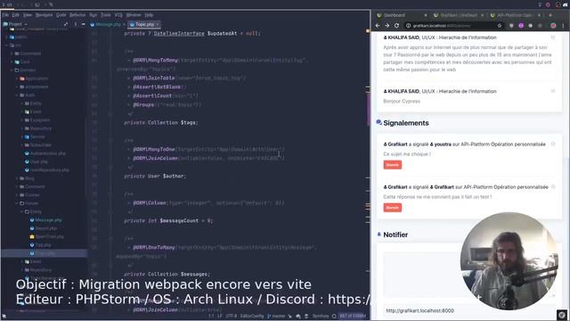 LiveCoding : Système De Signalement & Vite Js