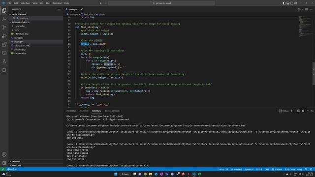 Creating pictures in Excel using worksheet cells. смотреть онлайн