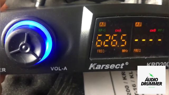 Microfone Sem Fio Duplo Karsect KRD200D - Áudio Drummer смотреть онлайн