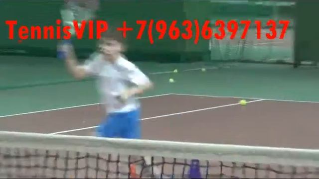 Первые уроки тенниса. TennisVIP +7(963)6397137 смотреть онлайн