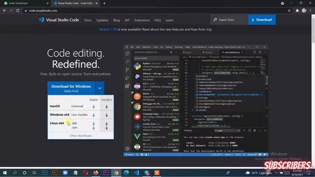 How to download and install Visual Studio Code || Update Visual Studio Code || VS Code смотреть онлайн