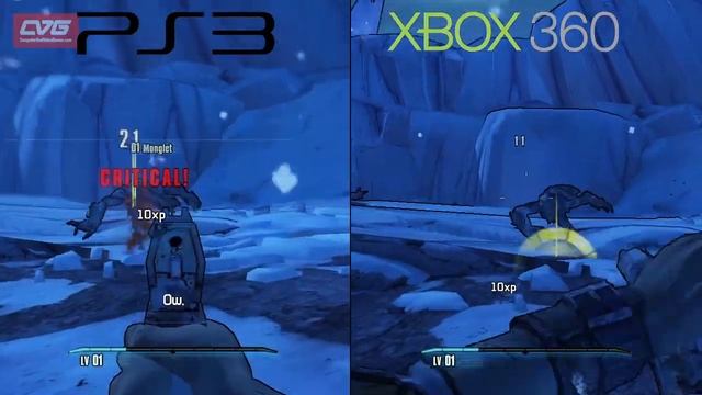 Borderlands 2 PS3 vs 360 gameplay comparison смотреть онлайн