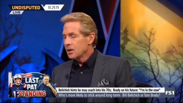 Skip Bayless Strong react to Bill Belichick doesn't rule out coaching into his 70s смотреть онлайн