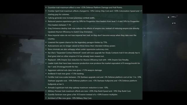 Stellaris 3.8.3 Re-balance Patch Notes смотреть онлайн