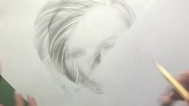 Рисунок простым карандашом - Миста Грей смотреть онлайн