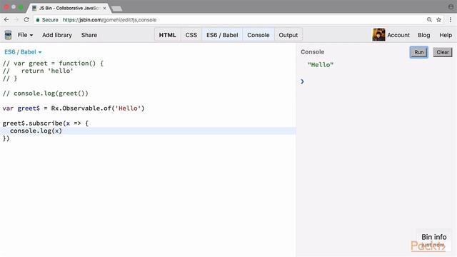 Reactive JavaScript Programming : Observables as Functions | packtpub.com смотреть онлайн