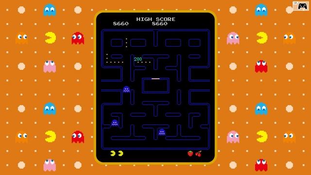 Pac-Man: Clearing 4 Screens (Arcade) (Switch: Namco Museum) (No Commentary) смотреть онлайн