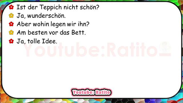 A2 Deutsch Hören Lernen 1.1