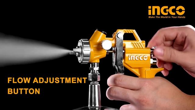 Краскопульт пневматический INGCO ASG3101 смотреть онлайн