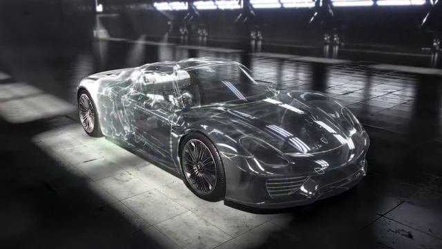 Креативная реклама Porsche 918 Spyder 2014 проморолик