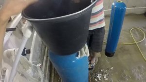 Перезасыпка водоочистки своими руками