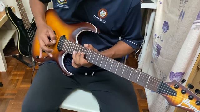 SEJATI -WINGS (GUITAR SOLO COVER) OZZY PUTRAJAYA - Ibanez RGA42FM-DEF Dragon Eye Burst Flat