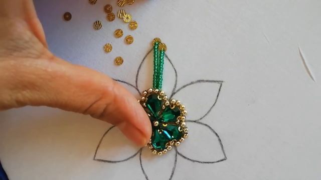 Hand Embroidery/embroidery flower,beads work for dress смотреть онлайн