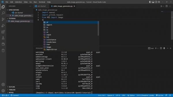 OpenAI - DALL.E || Image Generator Web App || Python || NextStep InfoTech