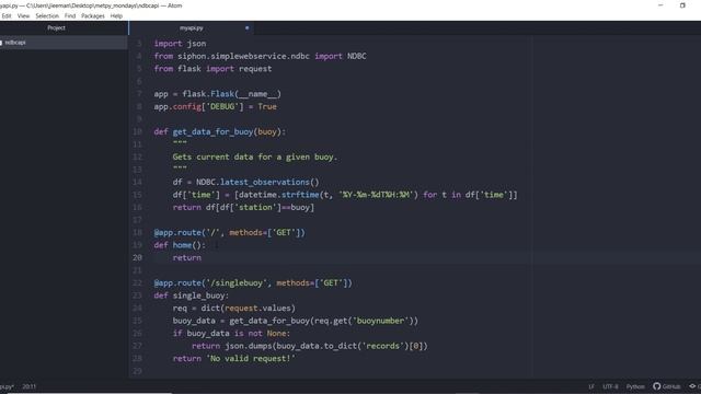 MetPy Mondays #161 - Creating REST APIs Part 2 смотреть онлайн