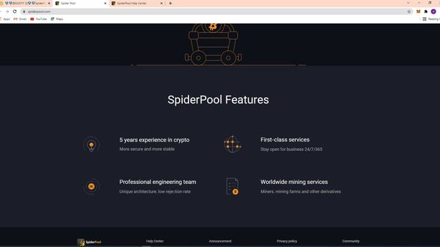 SpiderPool: Reliable Mining Pool for higher profits смотреть онлайн