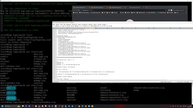 Настройка балансировки HAProxy | Oracle Linux Server 9.2 смотреть онлайн