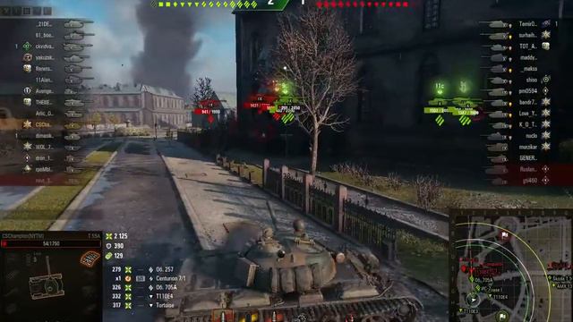 World Of Tanks T 55A Игра без перка шестое чувство смотреть онлайн