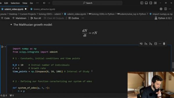 Solving Differential Equations in Python!