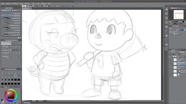 Let's Sketch Animal Crossing смотреть онлайн