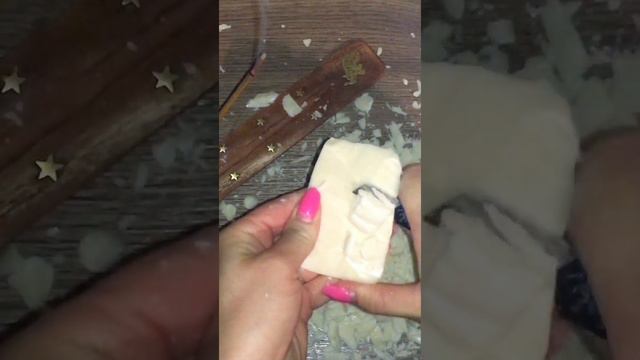 ASMR Soap. Резка детского мыла NC ромашка🌱+ ароматерапия🧘🏻♀️ смотреть онлайн