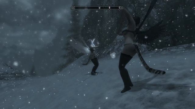 Zlushka and Lydia dance video - Galaxias! (Skyrim, test mods) смотреть онлайн