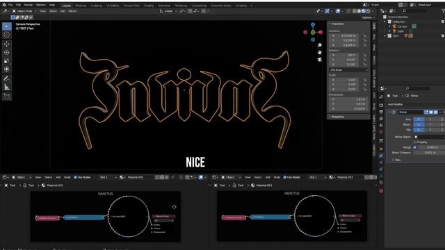 DARK TEXT INSANELY FAST | BLENDER TUTORIAL ( BEGINNER LEVEL ) + FREE FX смотреть онлайн