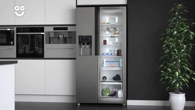 Samsung American Fridge Freezer RS51K5680SL Product Overview | ao.com смотреть онлайн