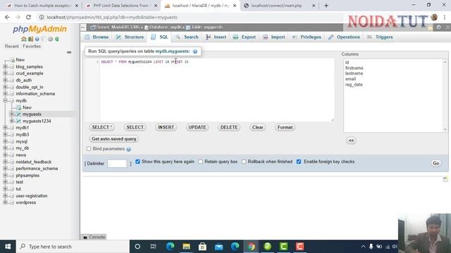 PHP Limit Data Selections From MySQL смотреть онлайн