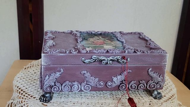 Распаковка посылки из Киева от художника-декоратора Марины Акулиничевой. Шкатулка, зеркало, картина смотреть онлайн
