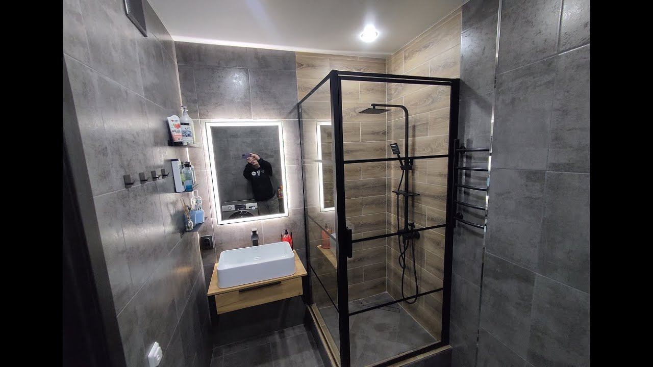 Рассказ Заказчика ! Сколько Стоит Ремонт Ванной 6 м2 Комнаты в 9-ти Этажке. Дизайн ванной смотреть онлайн