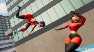 Elastigirl vs Miraculous Ladybug - THE INCREDIBLES (Elastigirl wins)