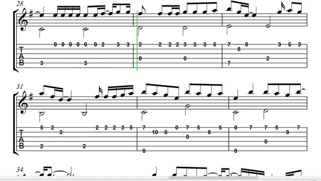 Girl On Fire - Fingerstyle Guitar Tabs смотреть онлайн