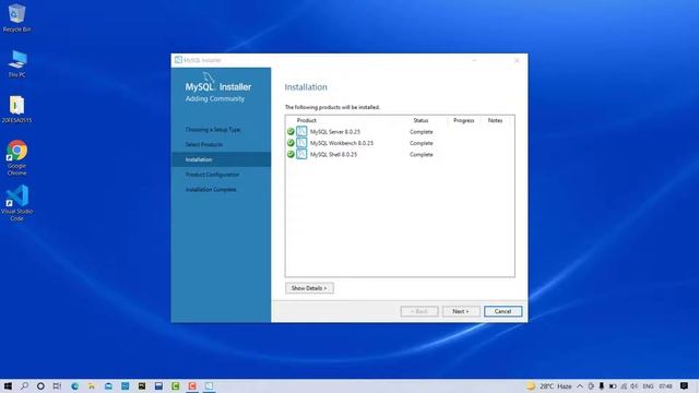 How to install MySQL 8.0.25 Server and Workbench latest version on Windows 10 смотреть онлайн