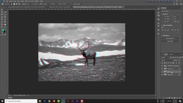 How to Create a Portrait Glitch Effect in Photoshop - Portrait effect Photoshop 2020 tutorials смотреть онлайн