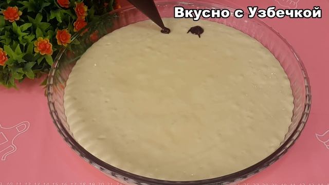 ШИКАРНЫЙ ПИРОГ К ЧАЮ/ПОТРЯСАЮЩИЙ НЕЖНЫЙ ПИРОГ ТАЕТ ВО РТУ/ ПРОСТОЙ РЕЦЕПТ/ГОТОВИМ С УЗБЕЧКОЙ. смотреть онлайн