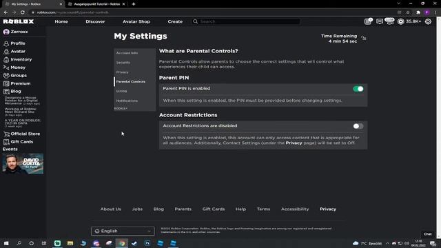 Roblox Info | Ausgangspunkt und Privacy Settings (Tutorial) (Roblox Deutsch) смотреть онлайн