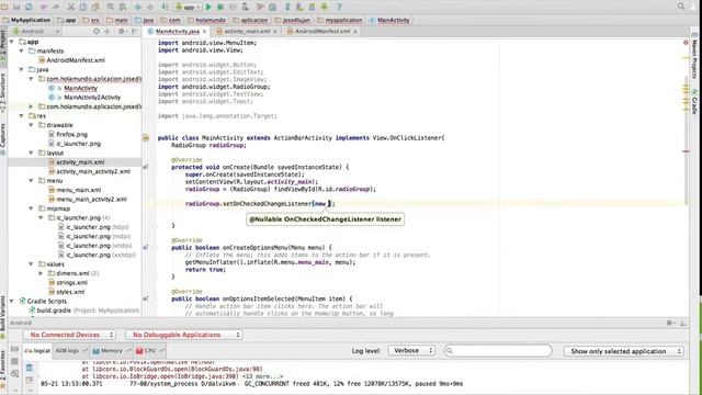 Capítulo 17 - Android Studio: RadioButton y RadioGroup смотреть онлайн
