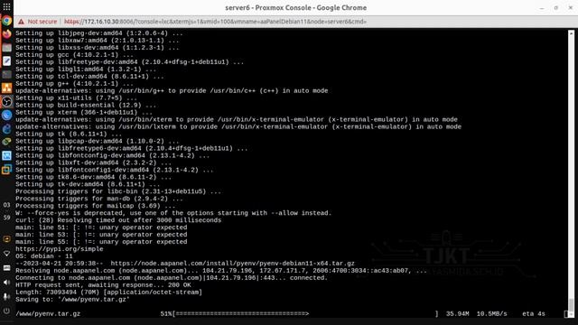 Install aaPanel Hosting Control Panel di Debian 11 Bullseye (Linux, Nginx, MySQL, PHP) смотреть онлайн