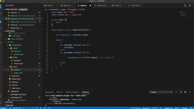 Building a Portfolio Website using React #2: Adding About Page смотреть онлайн